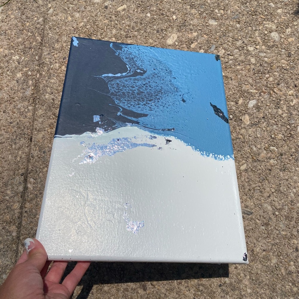 Original FluidArt Painting on Canvas - Picture 8 of 10
